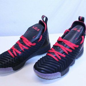 NEW Fashion High Top Sneakers Black Red Castle